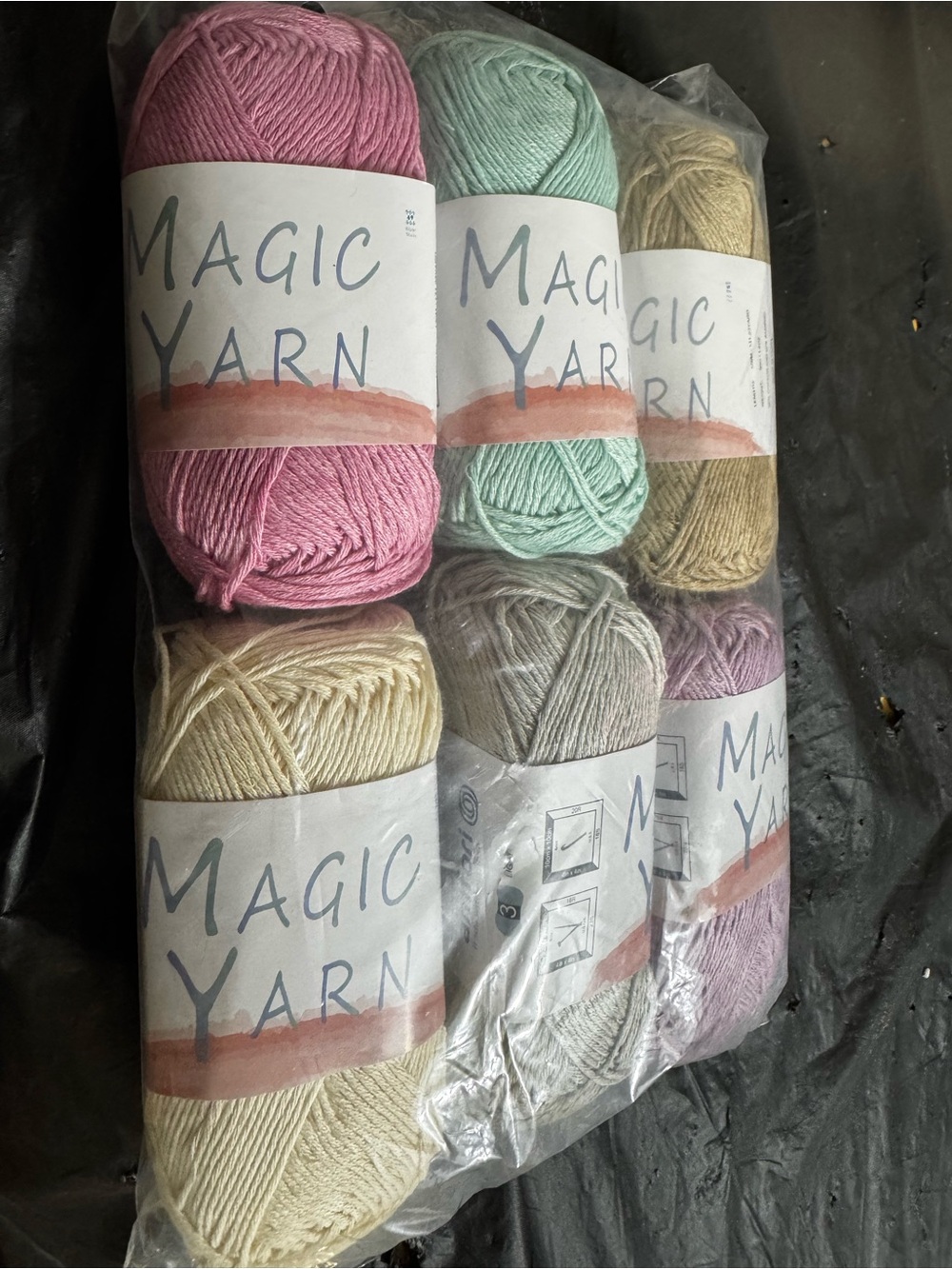Pastel 6-Pack - Pink, Mint, Cream, Beige, Gray, Lavender